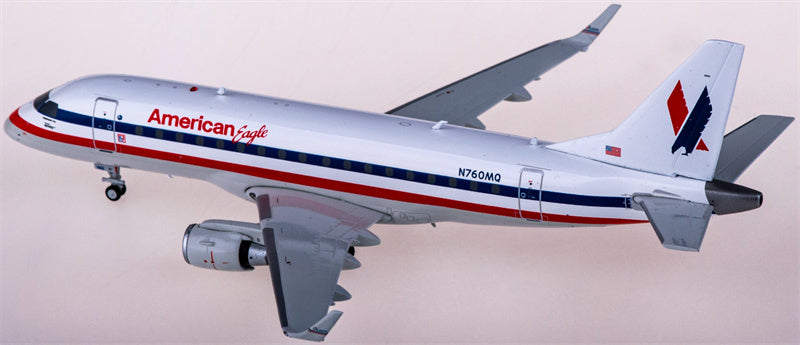Geminijets American Eagle Airlines for Embraer ERJ-170-1000STD N760MQ 1:200 Airplane Pre-built Airliner Model Display