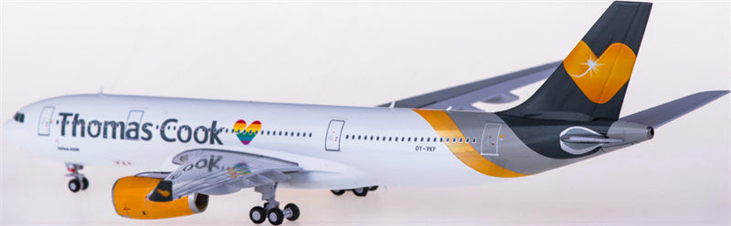 JC Wings Thomas Cook for Airbus A330-200 OY-VKF 1:400 Airplane Pre-built Airliner Model Display