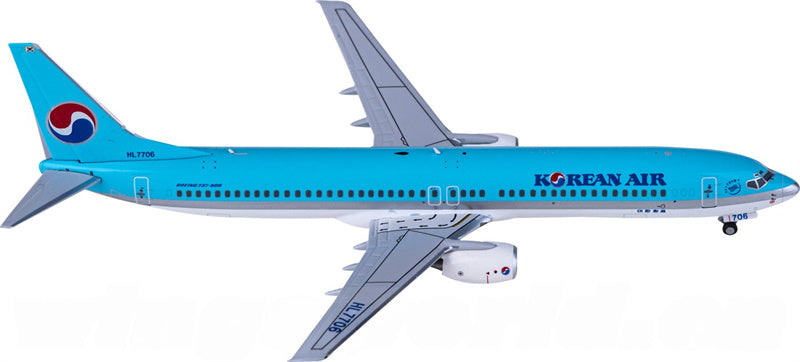 NG Models Korean Air for Boeing 737-900 HL7706 1:400 Airplane Pre-built Airliner Model Display