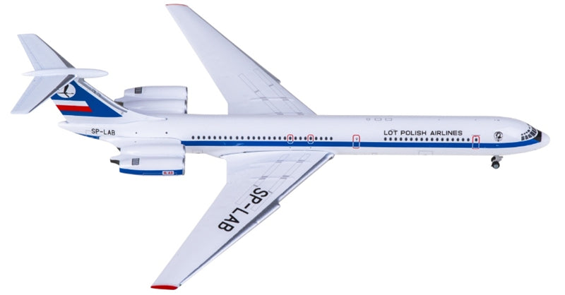 Phoenix LOT Polish Airlines for Ilyushin IL-62 SP-LAB 1:400 Aircraft Pre-built Airliner Model Display