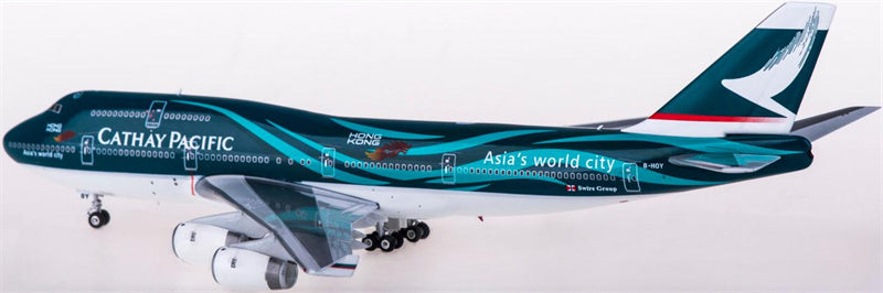 Phoenix 1:400 Cathay Pacific Boeing 747-400 B-HOY Asia world City Model
