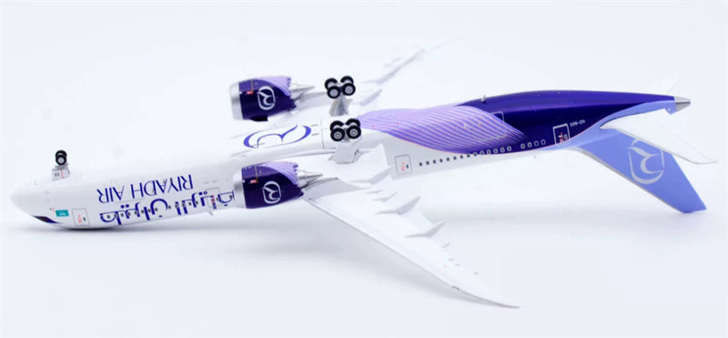 JC Wings 1:400 Riyadh Air Boeing 787-9 HZ-RXX Flaps down DIECAST Model