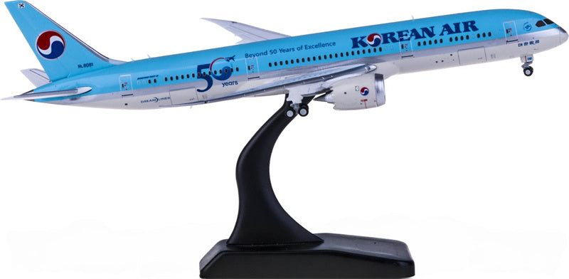 JC Wings Korean Air Boeing 787-9 Dreamliner HL8081 1:400 Diecast Model view 4