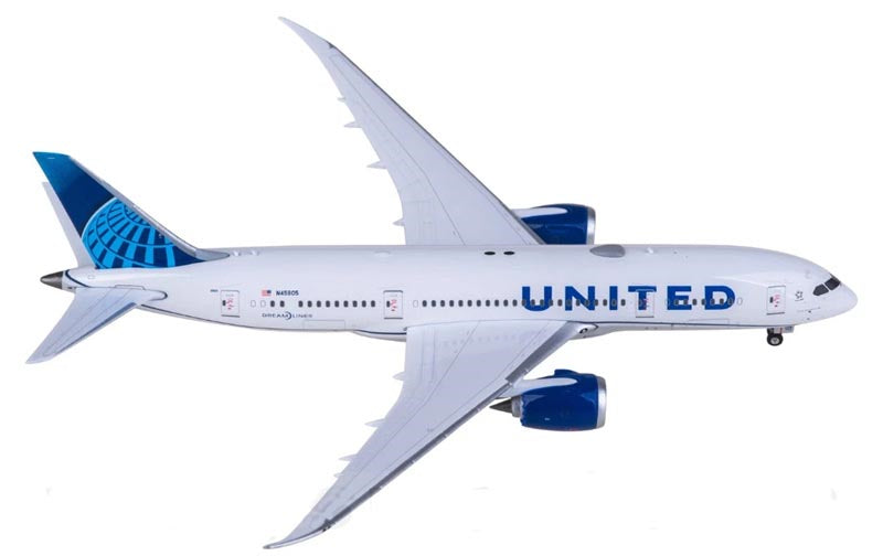 Phoenix United Airlines for Boeing 787-8 N45905 1:400 Airplane Pre-built Airliner Model Display