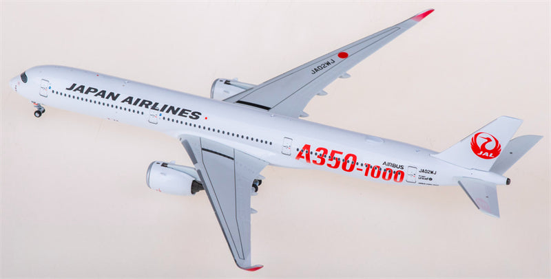NG Models Japan Airlines for Airbus A350-1000 JA02WJ 1:400 Airplane Pre-built Airliner Model Display