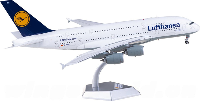 SQ Wings Lufthansa Airbus A380 D-AIMC 1:200 Diecast Model view 4