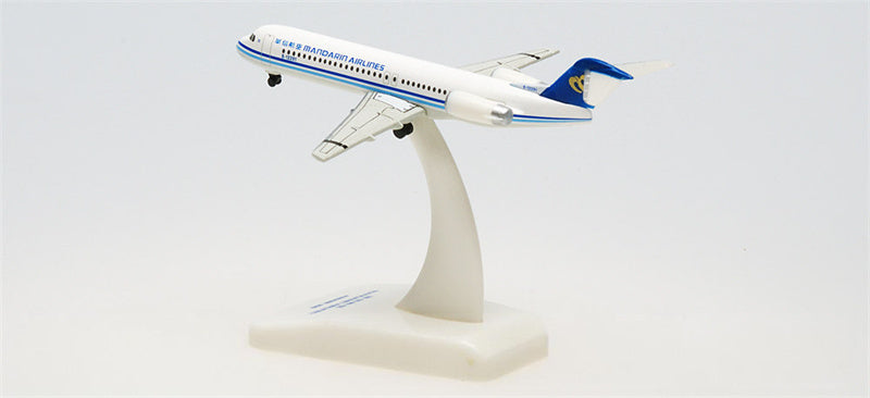Hogan Fokker 100 B-12291 1:500 Airplane Pre-built Airliner Model Display
