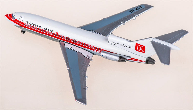 AeroClassics 1:400 Tunisair Boeing 727-200 TF-VLS Diecast Model view 4