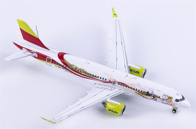 Herpa 1:400 airBaltic Airbus A220-300 YL-ABX DIECAST Model