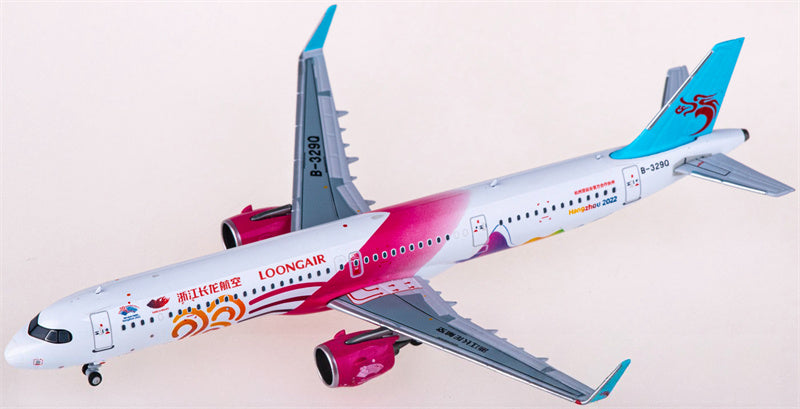 NG Models Loong Air Airbus A321neo B-329Q 1:400 Diecast Model view 4
