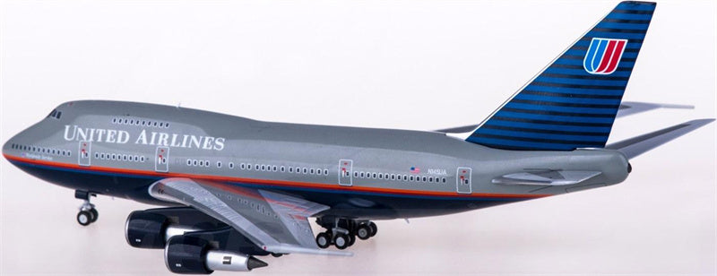 NG Models United Airlines Boeing 747SP N145UA Battleship 1:400 Diecast Model view 3