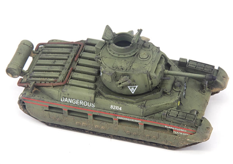 S-MODEL Matilda II Frog Flamethrower Tank Dangerous 82104 1:72 Tank Pre-built Model