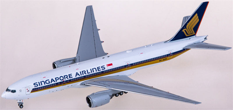 JC Wings Singapore Airlines Boeing 777-200 9V-SVN 1:400 Diecast Model view 4