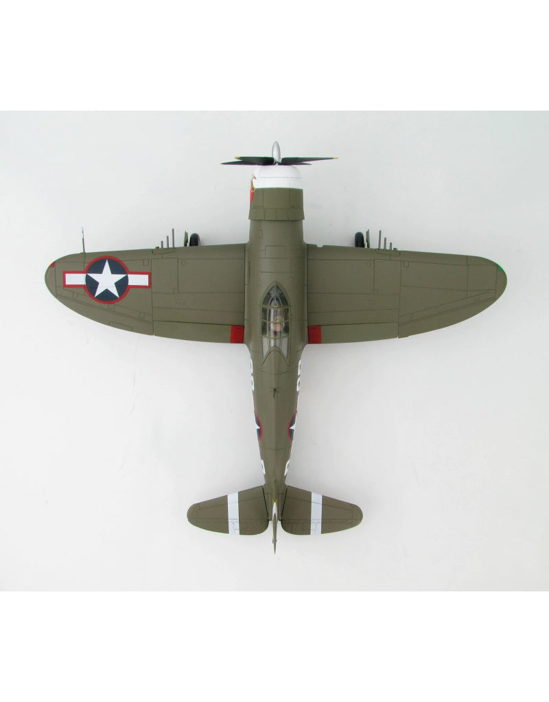 HOBBY MASTER USAAF P-47D 334th FS/4th FG 1:48 Model 1943 Steve Pisanos Signature Edition Miss Plainfield 42-7945