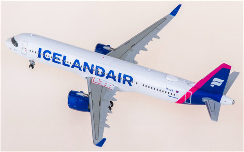 Geminijets Icelandair for Airbus A321neo TF-IAA 1:400 Airplane Pre-built Airliner Model Display
