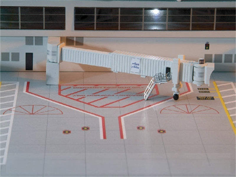 Geminijets Airbridge Set 1 6-Pack Narrowbody Jet Bridges and Airport Adapters 1:400 Accessory Pre-built Airliner Model Display