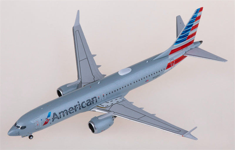 NG Models American Airlines Boeing 737 MAX 8 N338RS 1:400 Diecast Model view 4