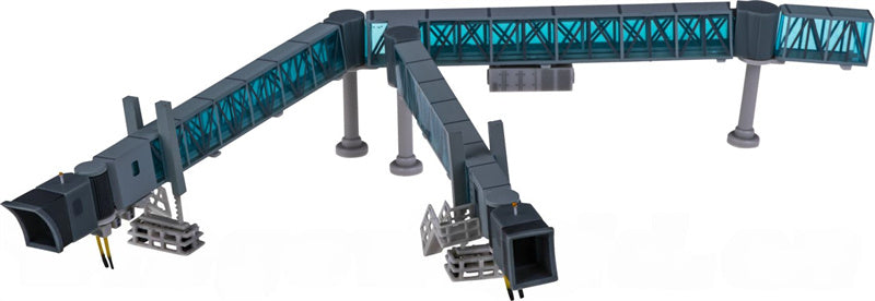JC Wings Air Passenger Bridge Blue 1:200 Accessory Model view 1