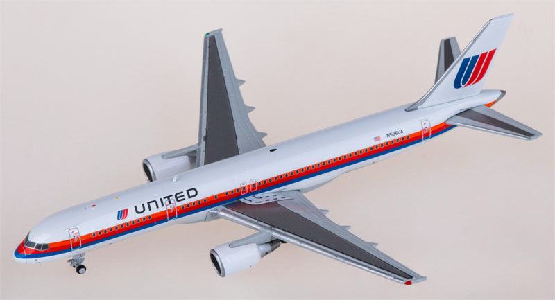 Geminijets United Airlines for Boeing 757-200 N536UA 1:400 Airplane Pre-built Airliner Model Display