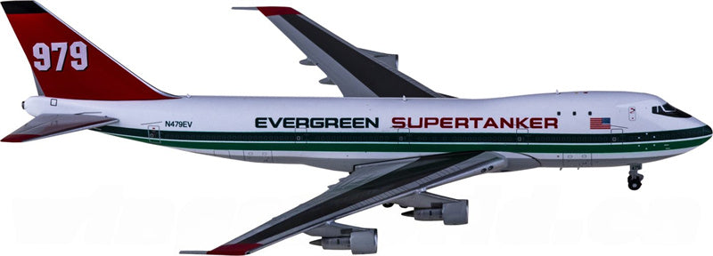 BigBird400 Evergreen Boeing 747-100 N479EV Supertanker 1:400 Diecast Model view 4