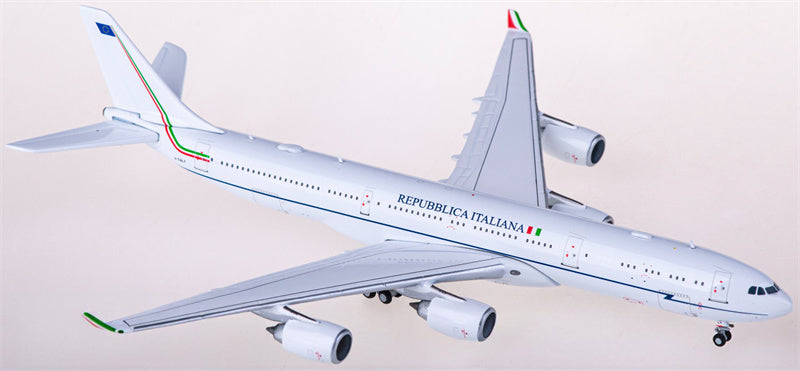 JC Wings F.F.AA for Airbus A340-500 I-TALY 1:400 Airplane Pre-built Airliner Model Display