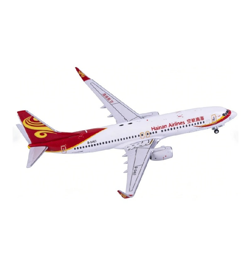 HYJLwings 1:400 Hainan Airlines Boeing 737-800 B-5463 DIECAST Model