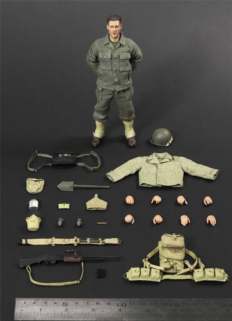 DID WWII US Rangers Save Soldiers 1:12 Soldier Pre-built Model