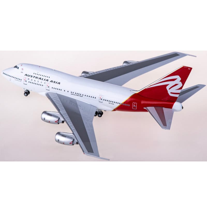 NG Models Australia Asia Airlines Boeing 747SP VH-EAA 1:400 Aircraft Pre-built Airliner Model Display