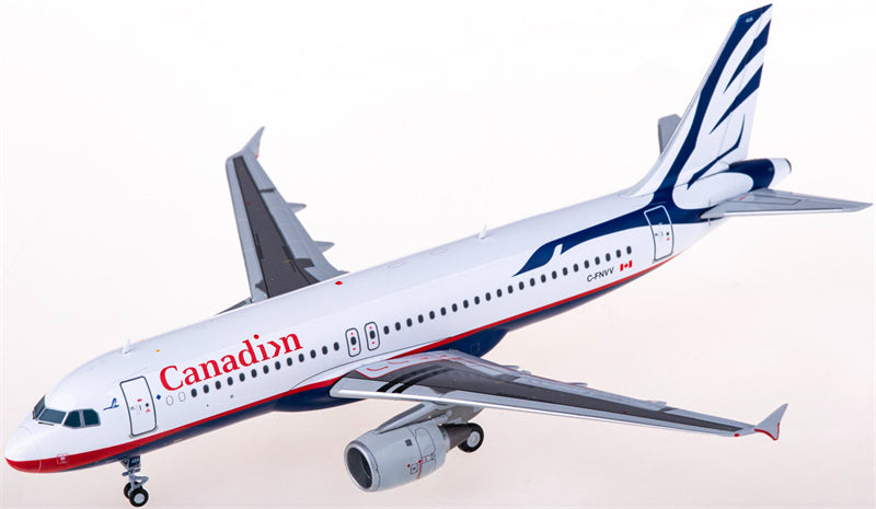 JC Wings Canadian Airlines for Airbus A320 C-FNVV 1:200 Airplane Pre-built Airliner Model Display