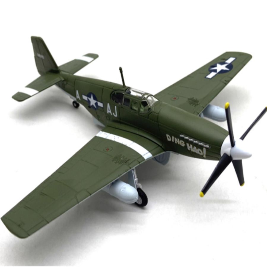 FLOZ US P51-B Mustang fighter jet 1:72 Aircraft Pre-built Model