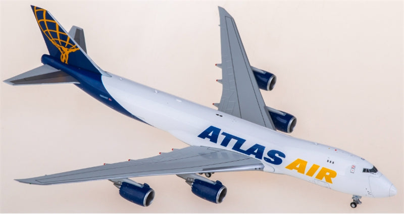 Hxmodels Atlas Air for Boeing 747-8F N854GT 1:400 Airplane Pre-built Airliner Model Display