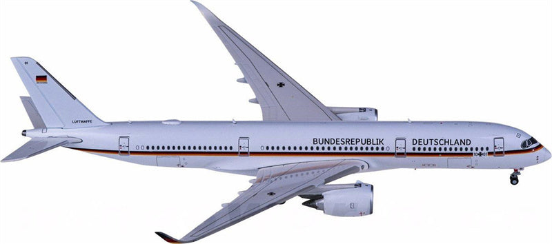 JC Wings German Air Force for Airbus A350-900ACJ 10+01 1:400 Airplane Pre-built Airliner Model Display