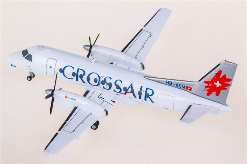Herpa 1:200 Crossair Saab 340 HB-AKN Model