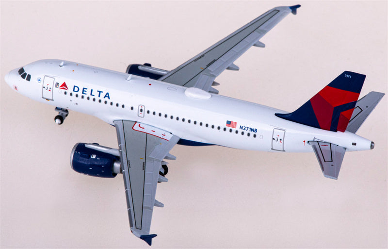Geminijets Delta Air Lines for Airbus A319 N371NB 1:400 Airplane Pre-built Airliner Model Display