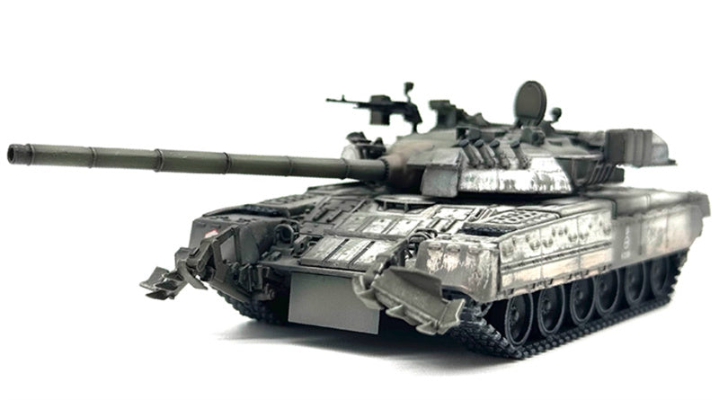 ARTISAN Russian T80U main battle snow w/ mine plow lot of modified parts and etchings 1:72 Tank Pre-built Model