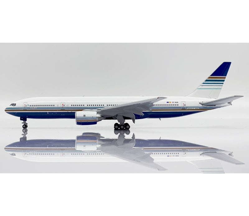 JC Wings 1:400 Privilege Style B777-200ER EC-MUA Flaps down DIECAST Model