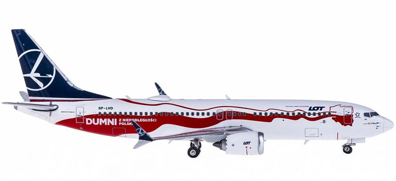 Phoenix LOT Boeing 737 MAX 8 SP-LVD 1:400 Diecast Model view 4