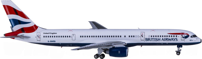 NG Models British Airways for Boeing 757-200 G-BMRB 1:400 Airplane Pre-built Airliner Model Display