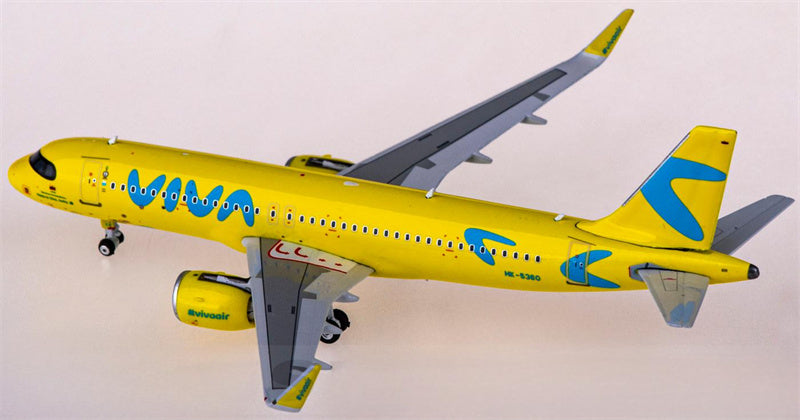 Phoenix Viva Air Colombia for Airbus A320neo HK-5360 1:400 Airplane Pre-built Airliner Model Display