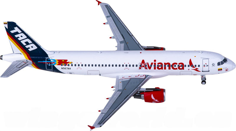 NG Models Avianca Airbus A320 N567AV 1:400 Diecast Model view 3