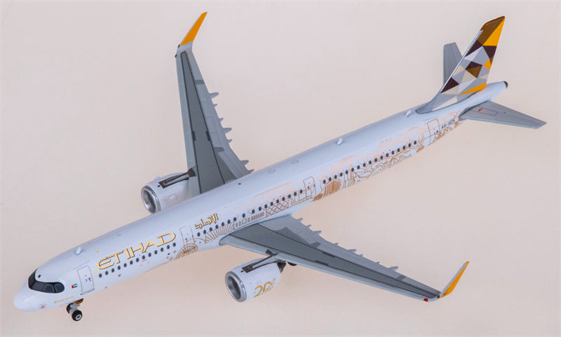 Phoenix Etihad Airways for Airbus A321neo A6-AEN 1:400 Airplane Pre-built Airliner Model Display