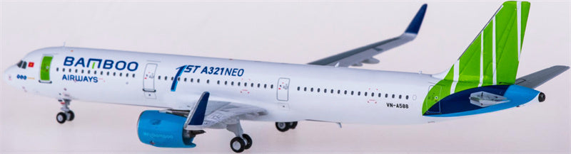NG Models Bamboo Airways Airbus A321neo VN-A588 1:400 Diecast Model view 4