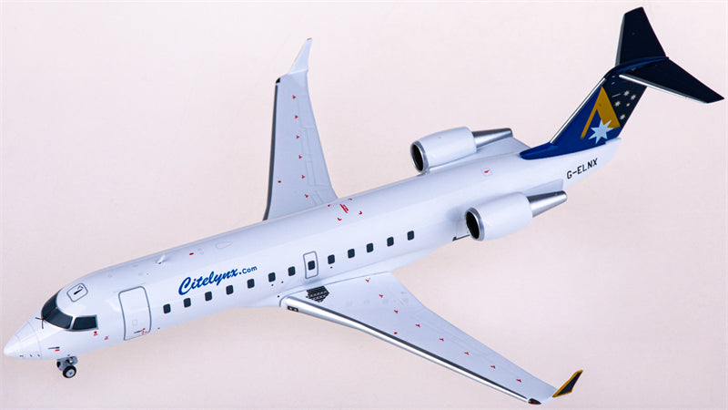 NG Models Citelynx Travel for Bombardier CRJ200ER G-ELNX 1:200 Airplane Pre-built Airliner Model Display