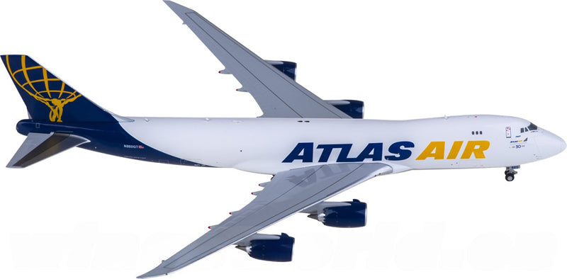 JC Wings Atlas Air for Boeing 747-8F N860GT 1:400 Airplane Pre-built Airliner Model Display