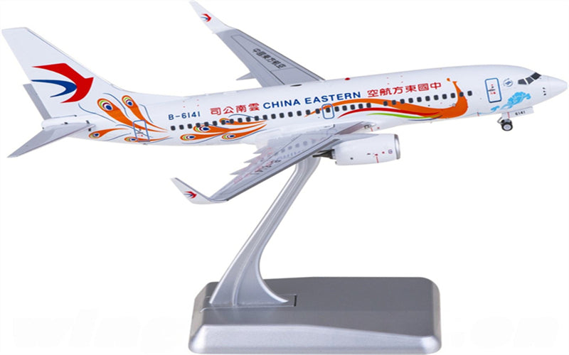 NG Models China Eastern for Boeing 737-700 B-6141 1:200 Airplane Pre-built Airliner Model Display
