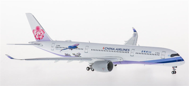 JC Wings China Airlines for Airbus A350-900 B-18908 Flaps Down 1:400 Airplane Pre-built Airliner Model Display