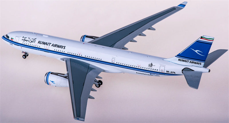 NG Models Kuwait Airways for Airbus A330-200 9K-APA 1:400 Airplane Pre-built Airliner Model Display