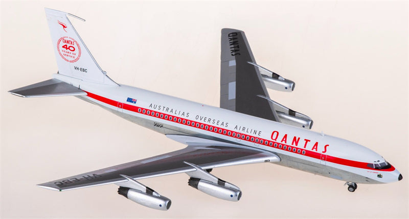 AeroClassics 1:200 Qantas Boeing 707-100 VH-EBC Model