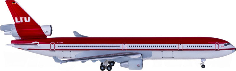 Herpa LTU for McDonnell Douglas MD-11 D-AERB 1:500 Aircraft Pre-built Airliner Model Display