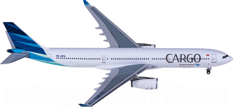 NG Models Garuda Indonesia Cargo for Airbus A330-300 PK-GPA 1:400 Airplane Pre-built Airliner Model Display